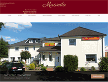 Tablet Screenshot of hotel-miranda.eu